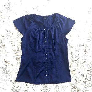 Banana Republic Button Down Blouse Sz Large